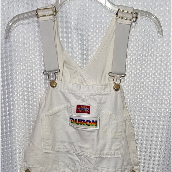Vintage 90s Dickies Overalls Work  Men's Size 30x32 Cream - Picture 5 of 9